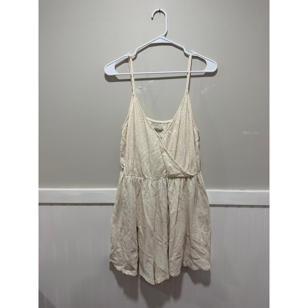 American Eagle Sleeveless Romper Cream Boho Casual Women Size Large